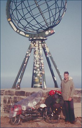 On my second bicycle trip to the Northcape